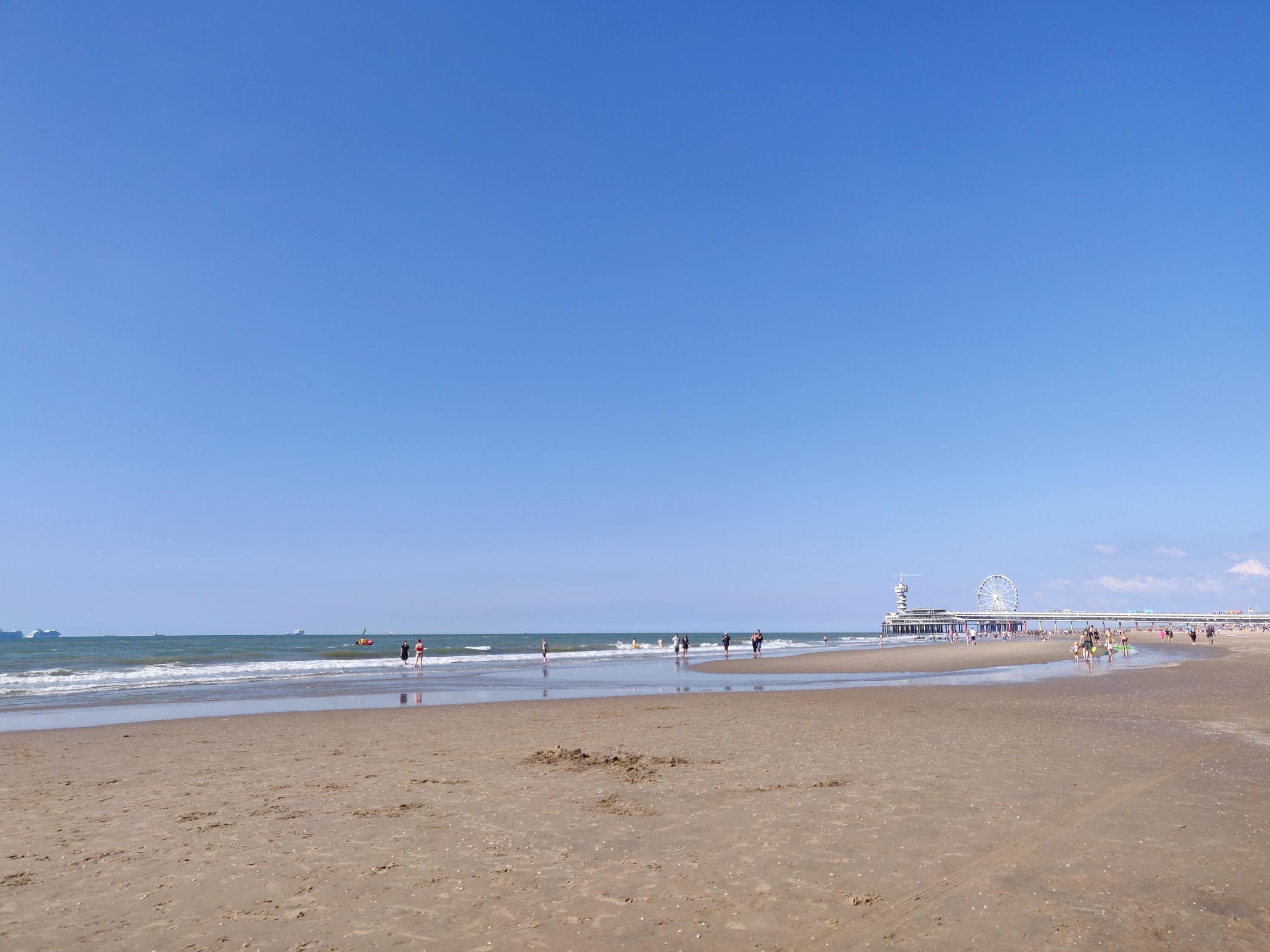 went to the beach in june